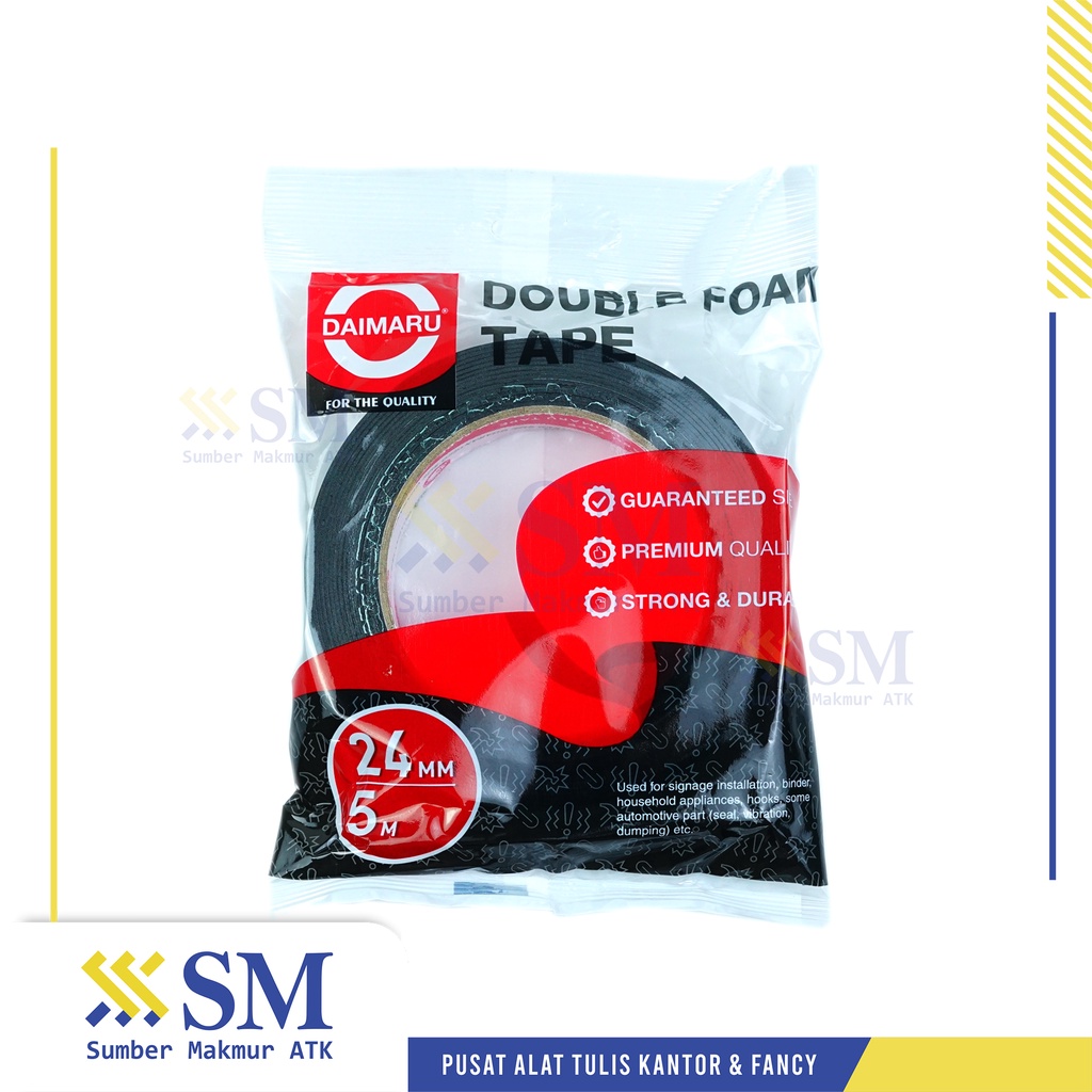 Jual Double Tape Isolasi Bolak Balik Foam Daimaru Inch Mm X