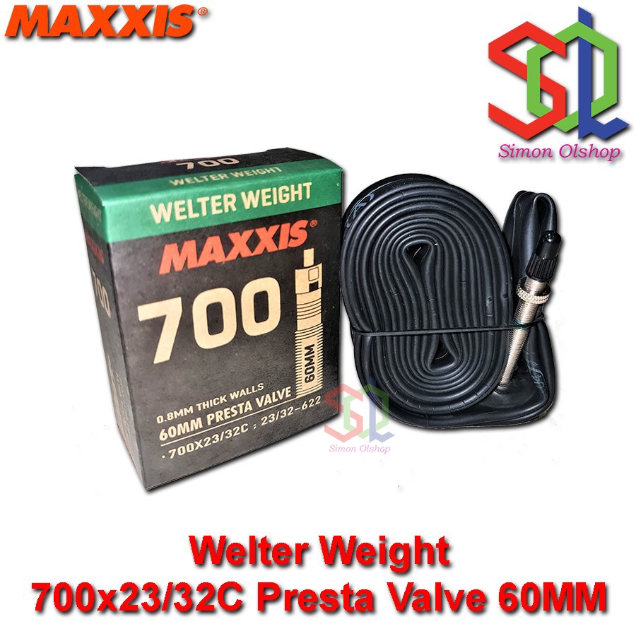 Jual Ban Dalam Maxxis 700 23 32C 60MM Presta Valve Welter Weight