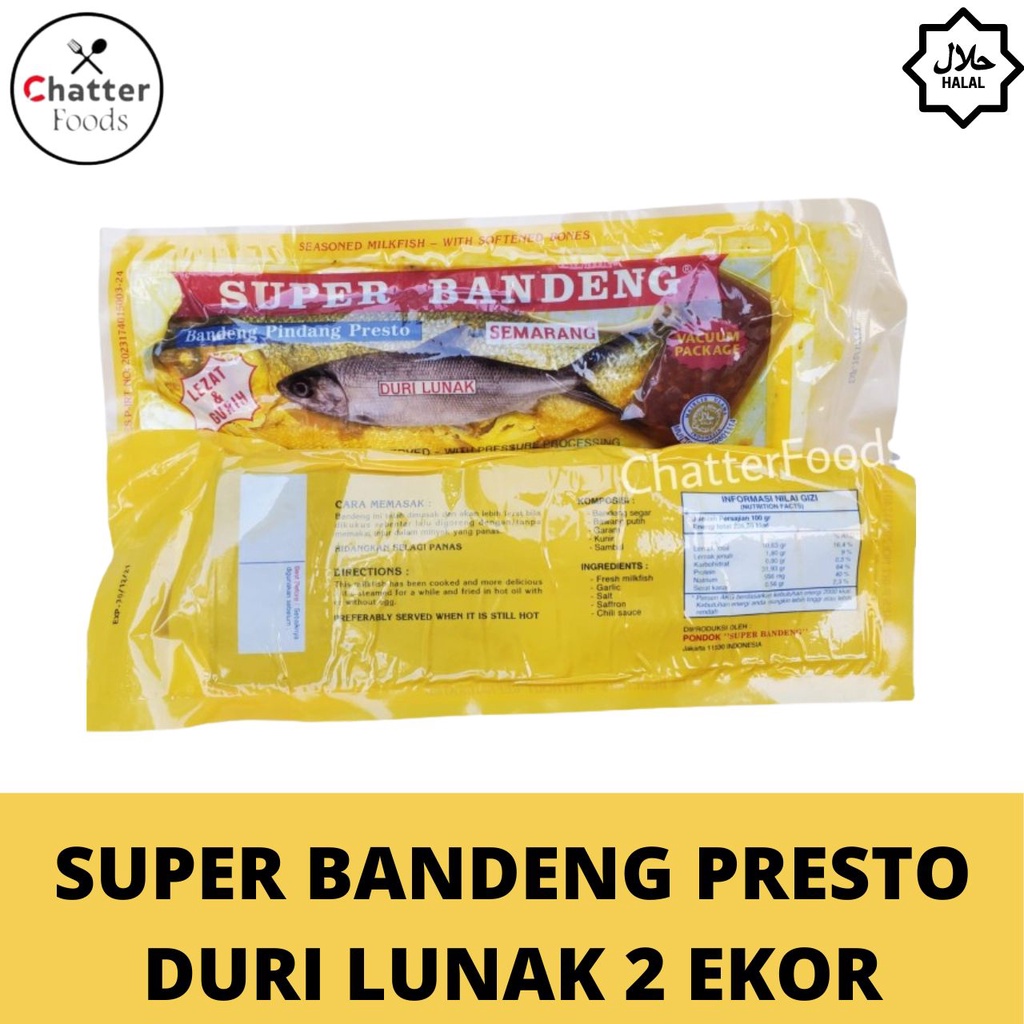 Jual Super Bandeng Presto Khas Semarang Ikan Bandeng Duri Lunak HALAL