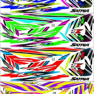 Jual Sticker Striping Variasi Thailand Thailook Satria Fu 150 CBU