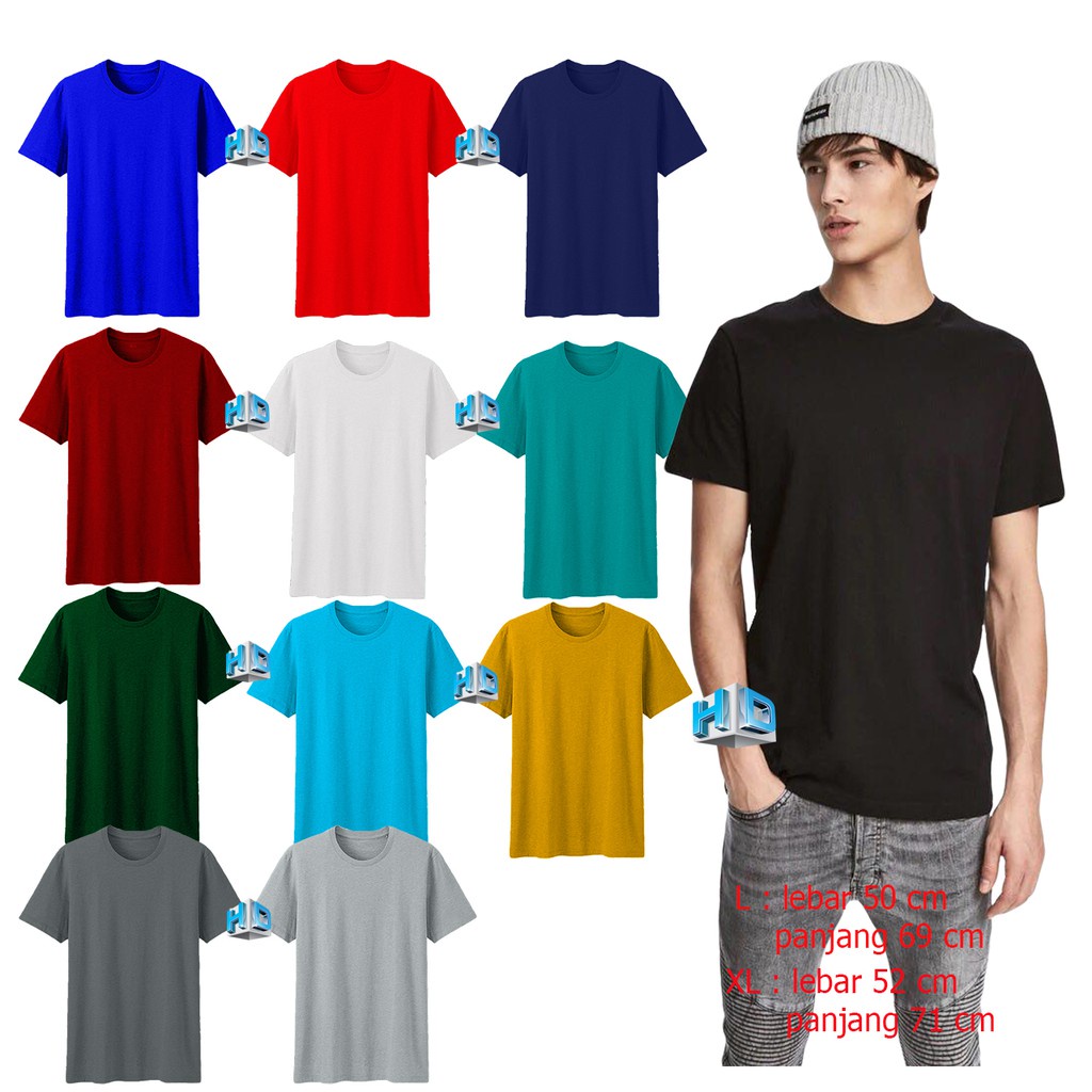 Jual Hd O Neck Kaos Polos Pria Kaos Polos Baju Distro Pria Kaos