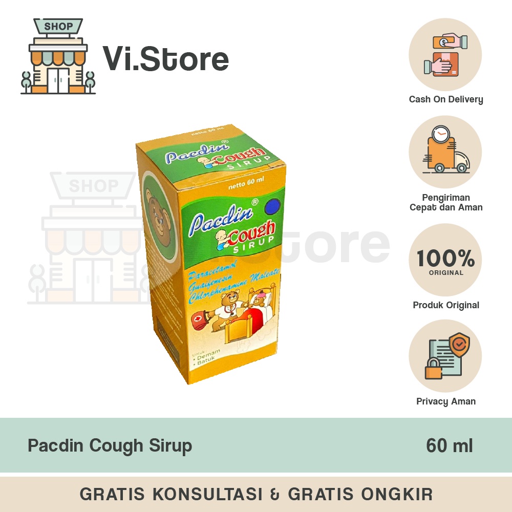 Jual Pacdin Cough Sirup 60 Ml Shopee Indonesia