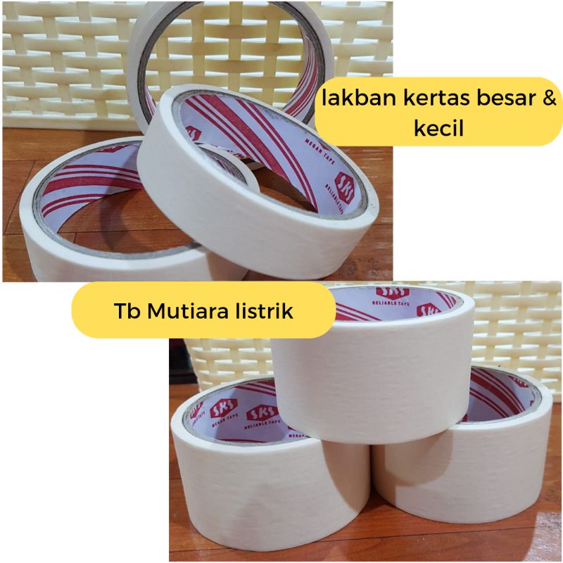 Jual Lakban Kertas Besar Inch Inch Sks Masking Tape Isolasi Selotip