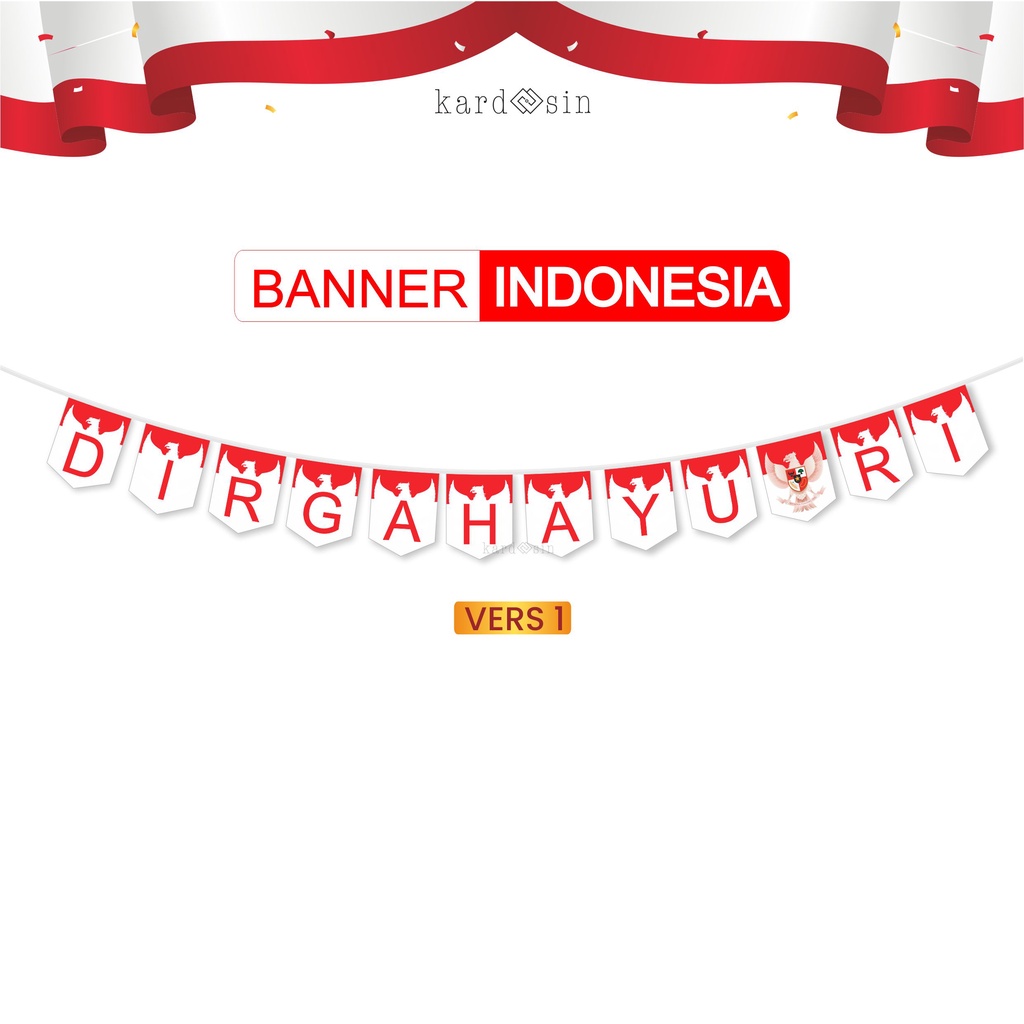 Jual Meter Banner Dirgahayu Republik Indonesia Hut Ri Dekorasi