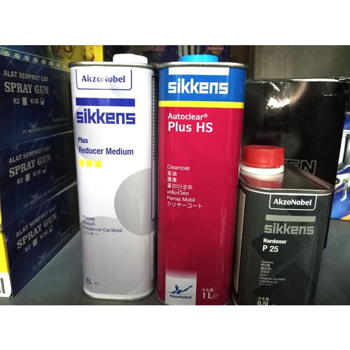 Jual Clear Sikkens Hs Sikkens P25 Full Set Pernis Mobil Sebening