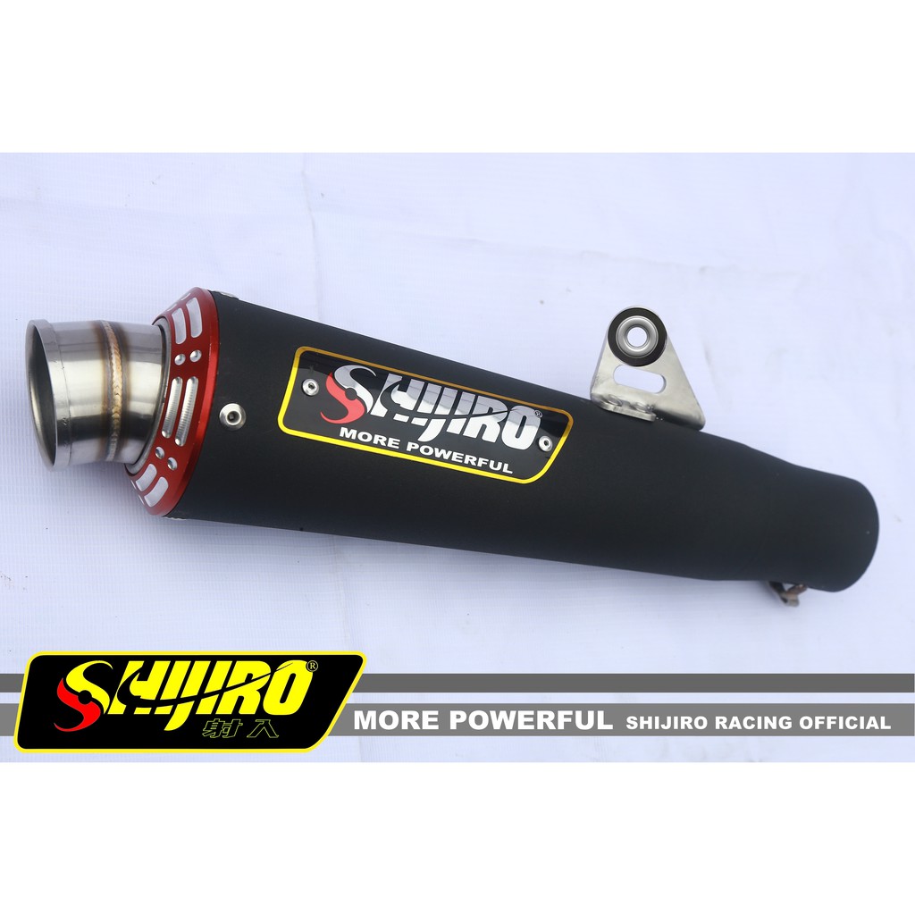 Jual Silencer Only Knalpot Shijiro Racing Type M Black Series