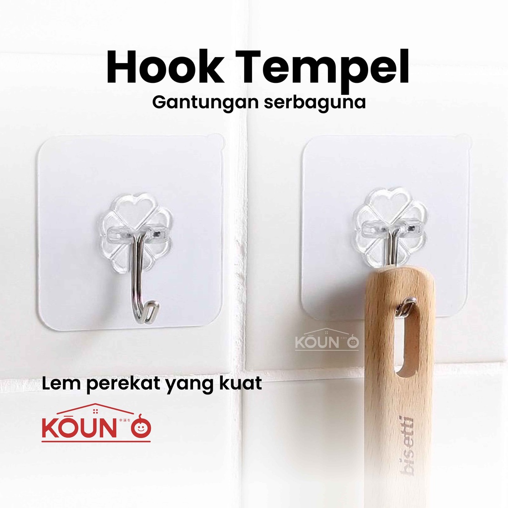 Jual Gantungan Tempel Dinding Kait Perekat Multifungsi Hook Tempel Kuat