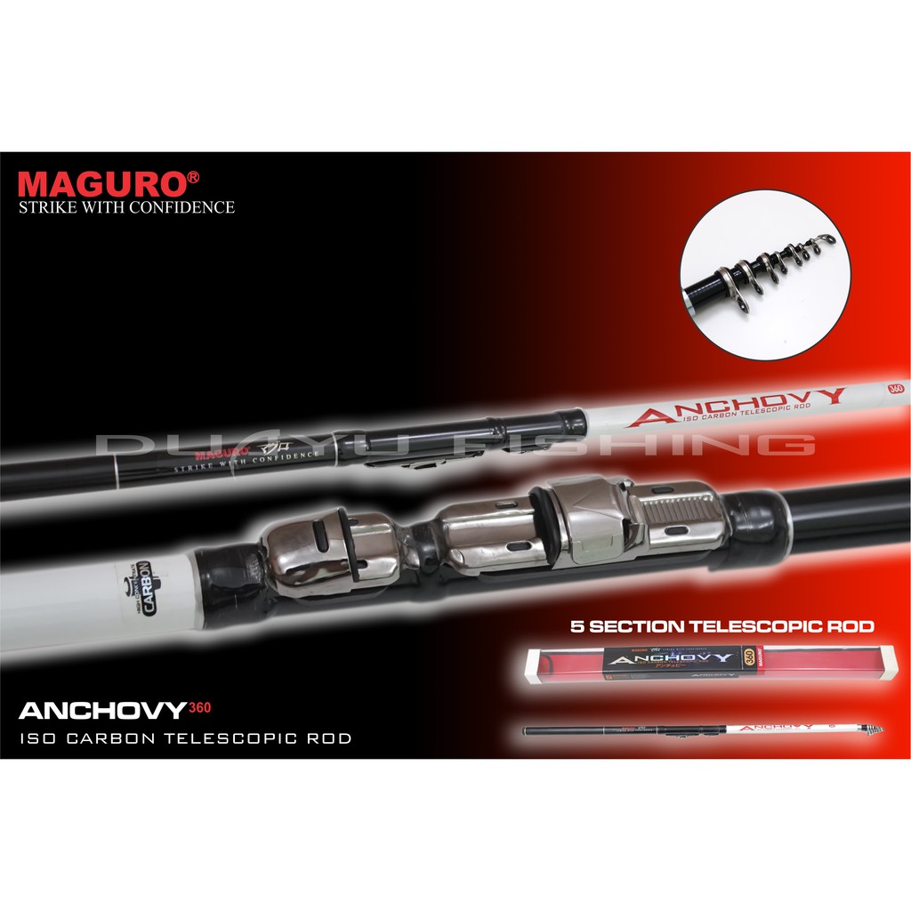 Jual JORAN TEGEK KOLONG MAGURO ANCHOVY 360 TELESCOPIC ROD Shopee