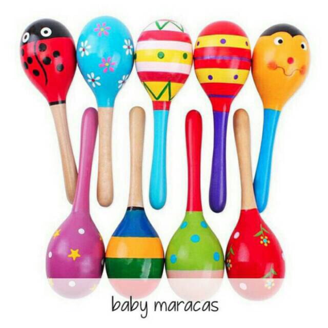 Jual Baby Maracas Mainan Bayi Kerincingan Bayi Rattle Marakas