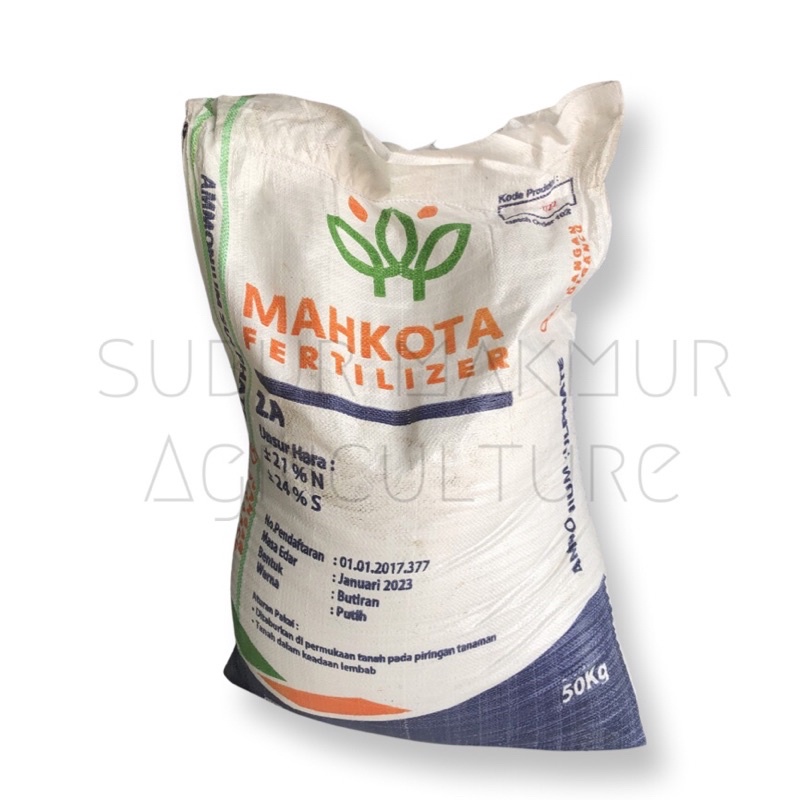 Jual Pupuk Za Mahkota Ammonium Sulfat Kg Kemasan Repacking Shopee