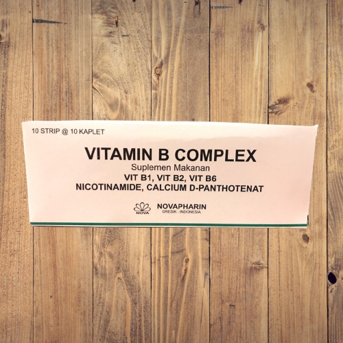 Jual Vitamin B Kompleks Tablet Novapharin Vitamin B Complex Shopee