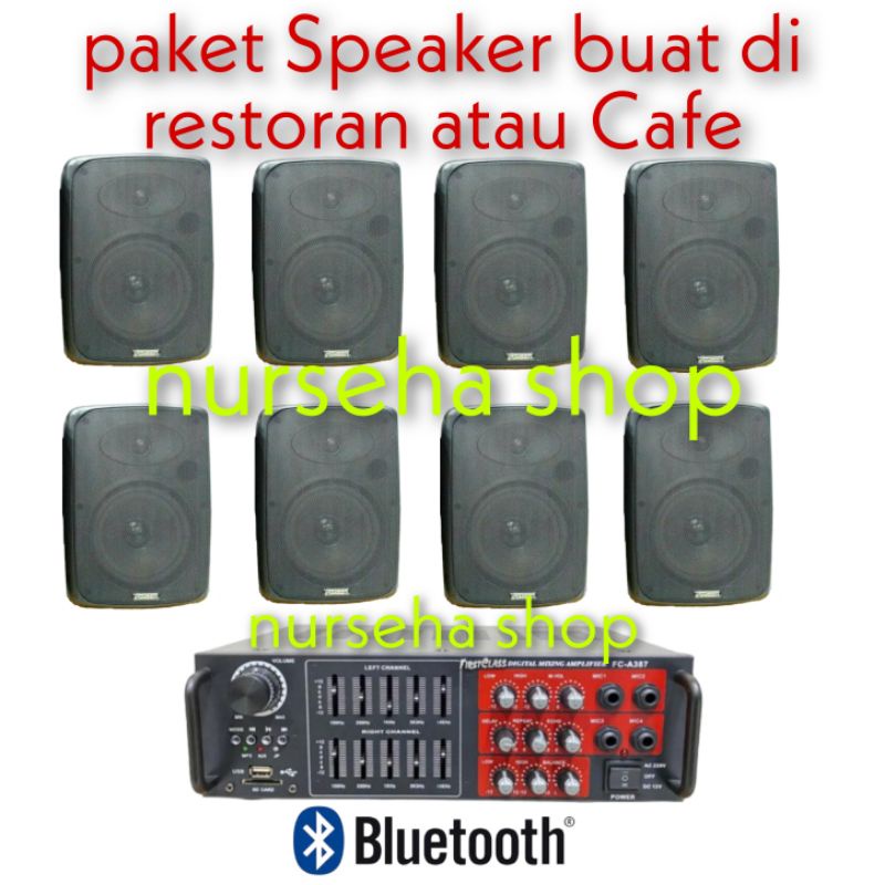 Jual Paket Speaker Buat Di Restoran Atau Cafe Speaker Crimson 6 Inch 8