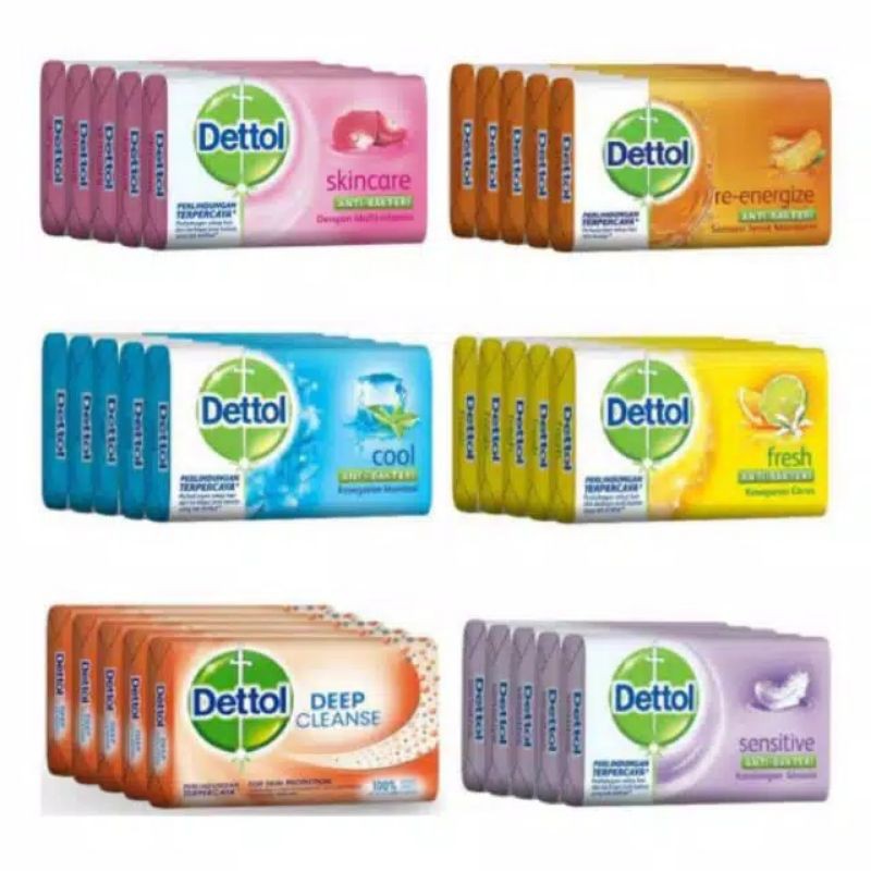 Jual Dettol Sabun Mandi Batang Isi X Gr Shopee Indonesia