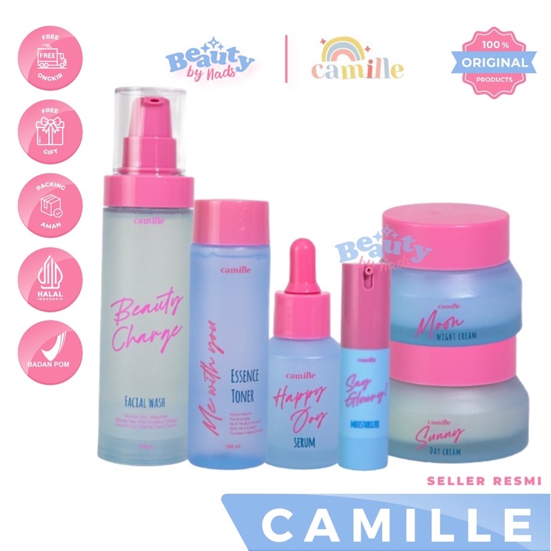 Jual BEAUTYBY NADS SKINCARE CAMILLE BUNDLING SKINCARE BEAUTY CHARGE