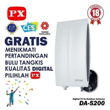 Jual Antena TV Digital Indoor Outdoor PX DA 5200 DA5200 Antenna