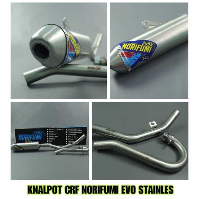 Jual Knalpot Norifumi Crf L Evo Stainles Shopee Indonesia