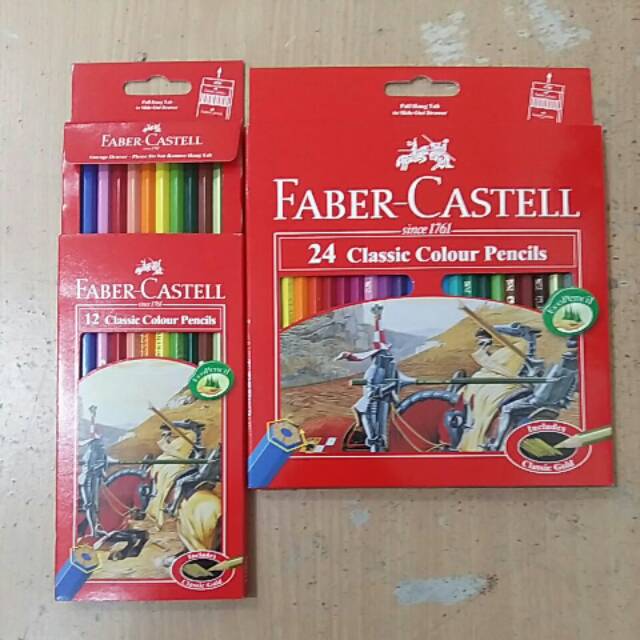 Jual Pensil Warna Faber Castell Classic Isi Warna Dan Warna