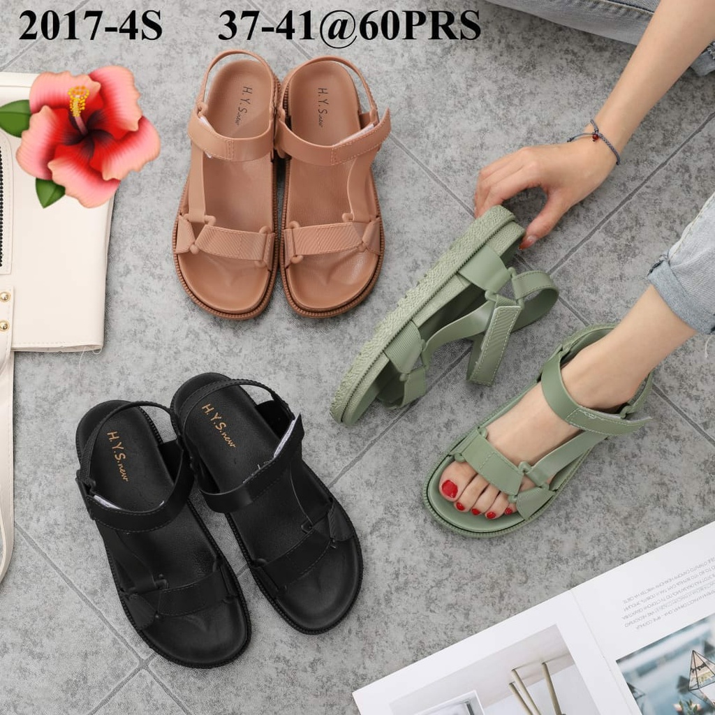 Jual Sandal Gunung Trendy Jelly Sandal Wedges Tali Sandal Premium