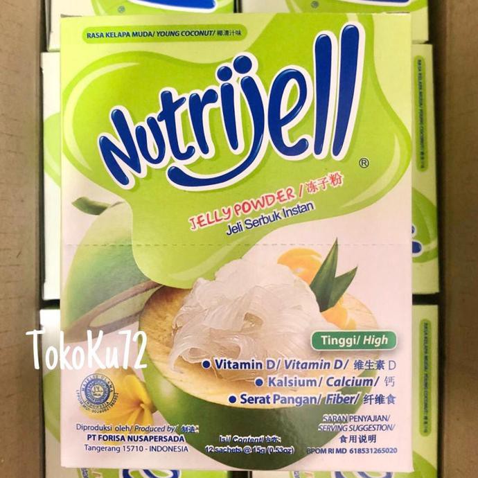 Jual Nutrijell Kelapa Muda Gr Per Box Isi Pcs Shopee Indonesia