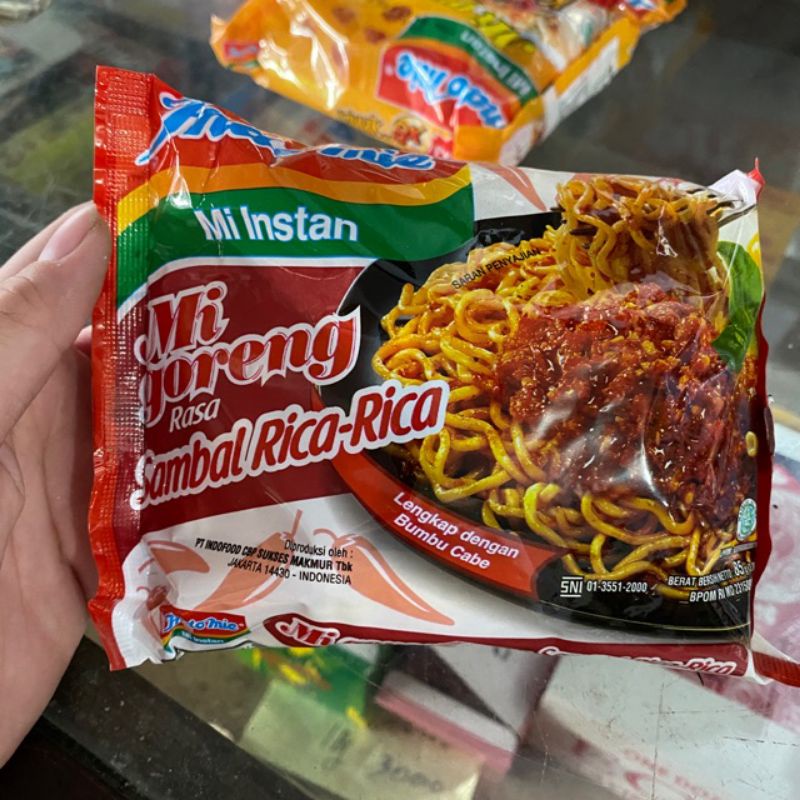 Jual INDOMIE MIE GORENG RASA SAMBAL RICA RICA FREE BUNKUS KARDUS