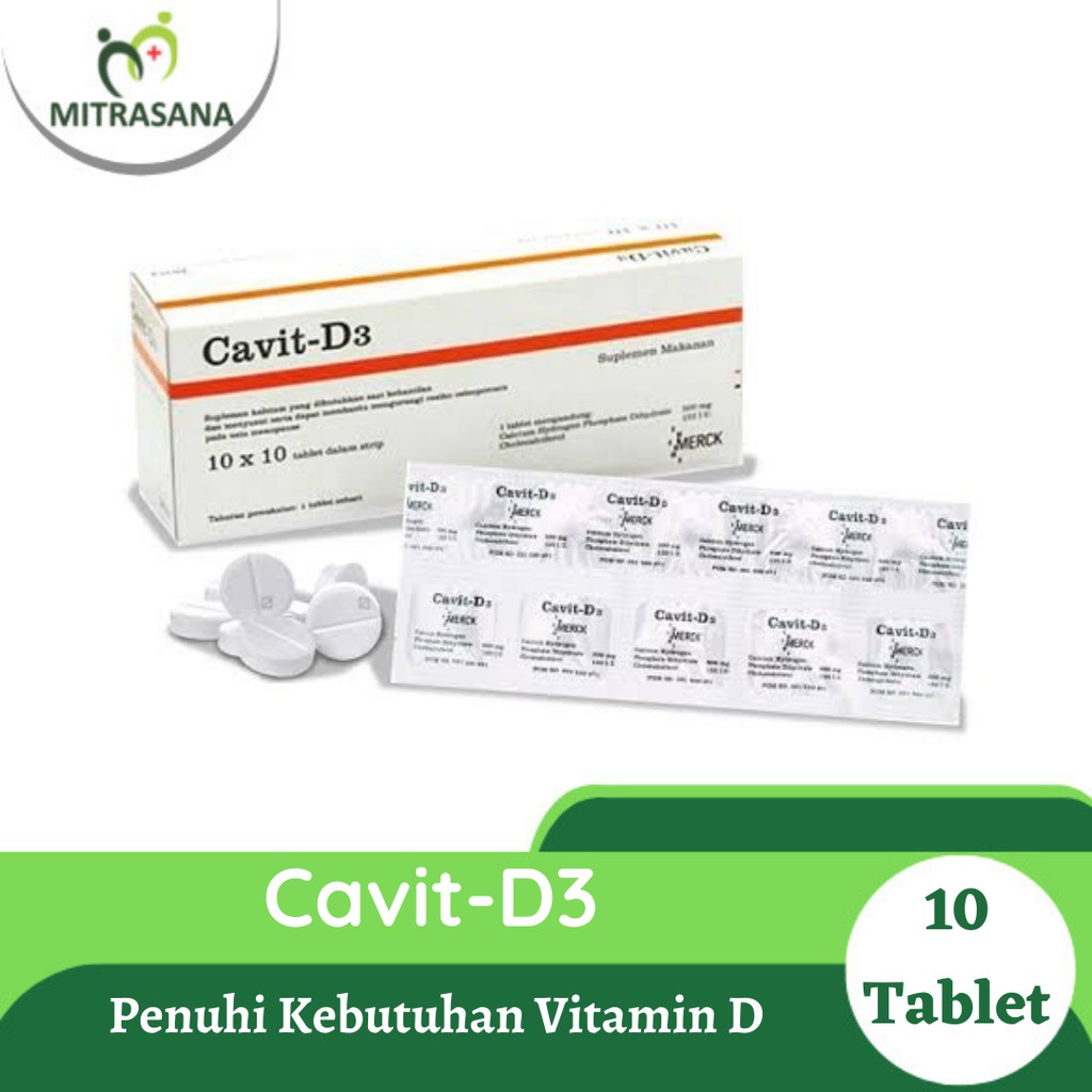 Jual Cavit D3 Isi 10 Tablet Shopee Indonesia