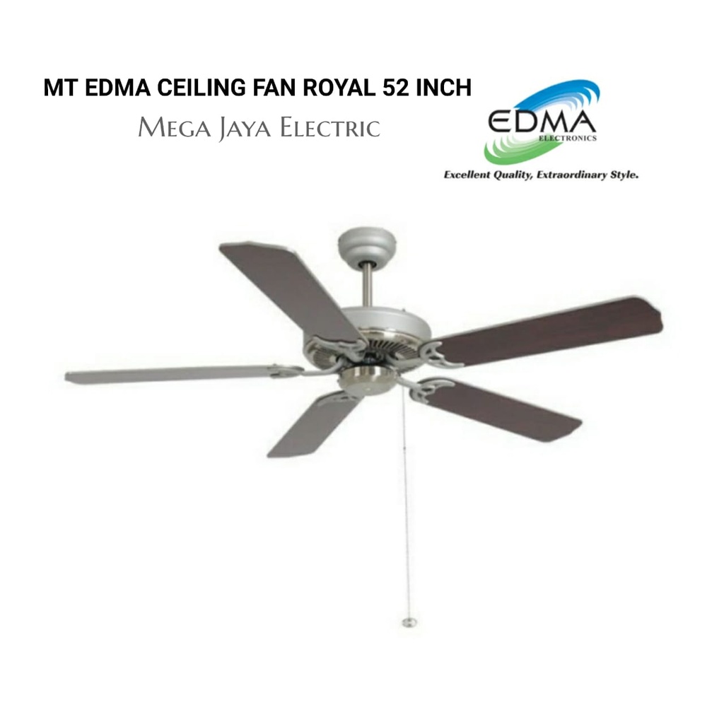 Jual MT EDMA CEILING FAN ROYAL 52 INCH KIPAS GANTUNG PLAFON AC MOTOR