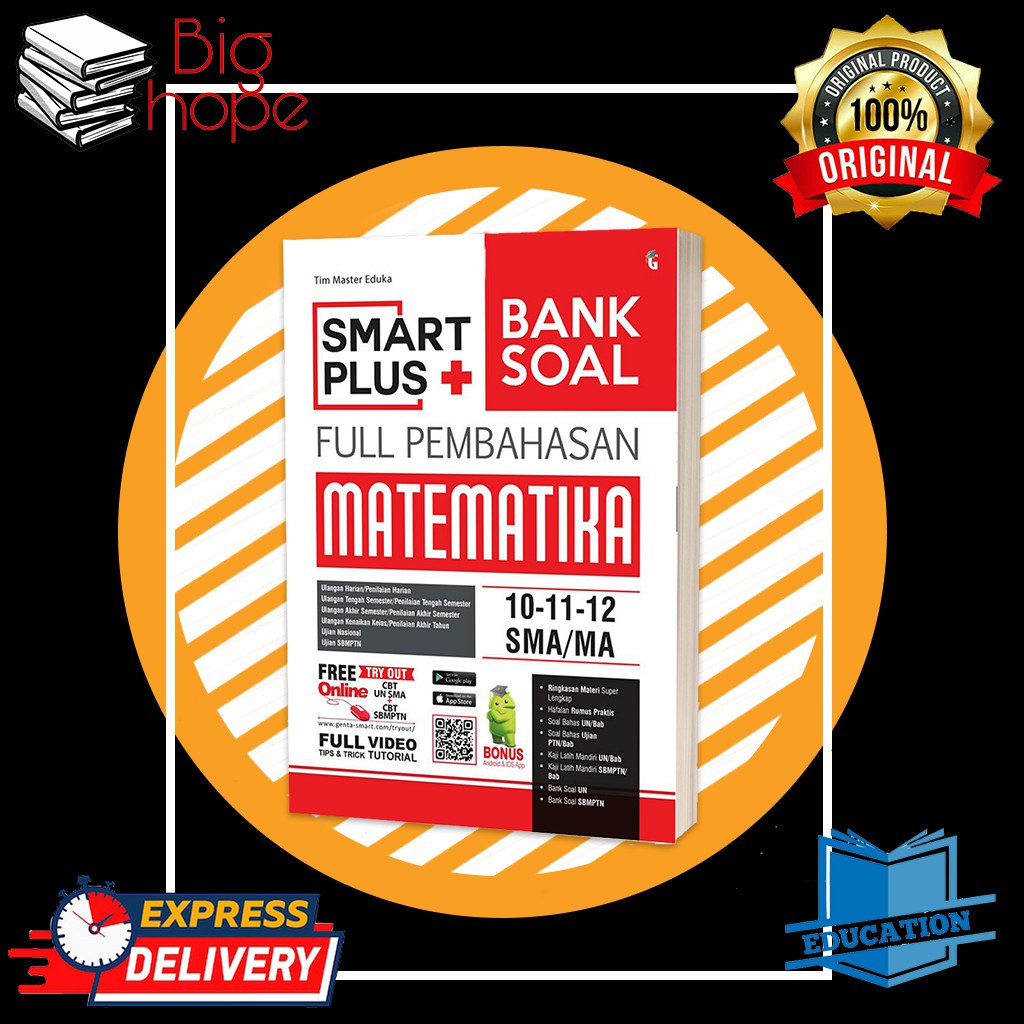 Jual Buku Pelajaran Sma Smart Plus Sma Ma Bank Soal Full Pembahasan