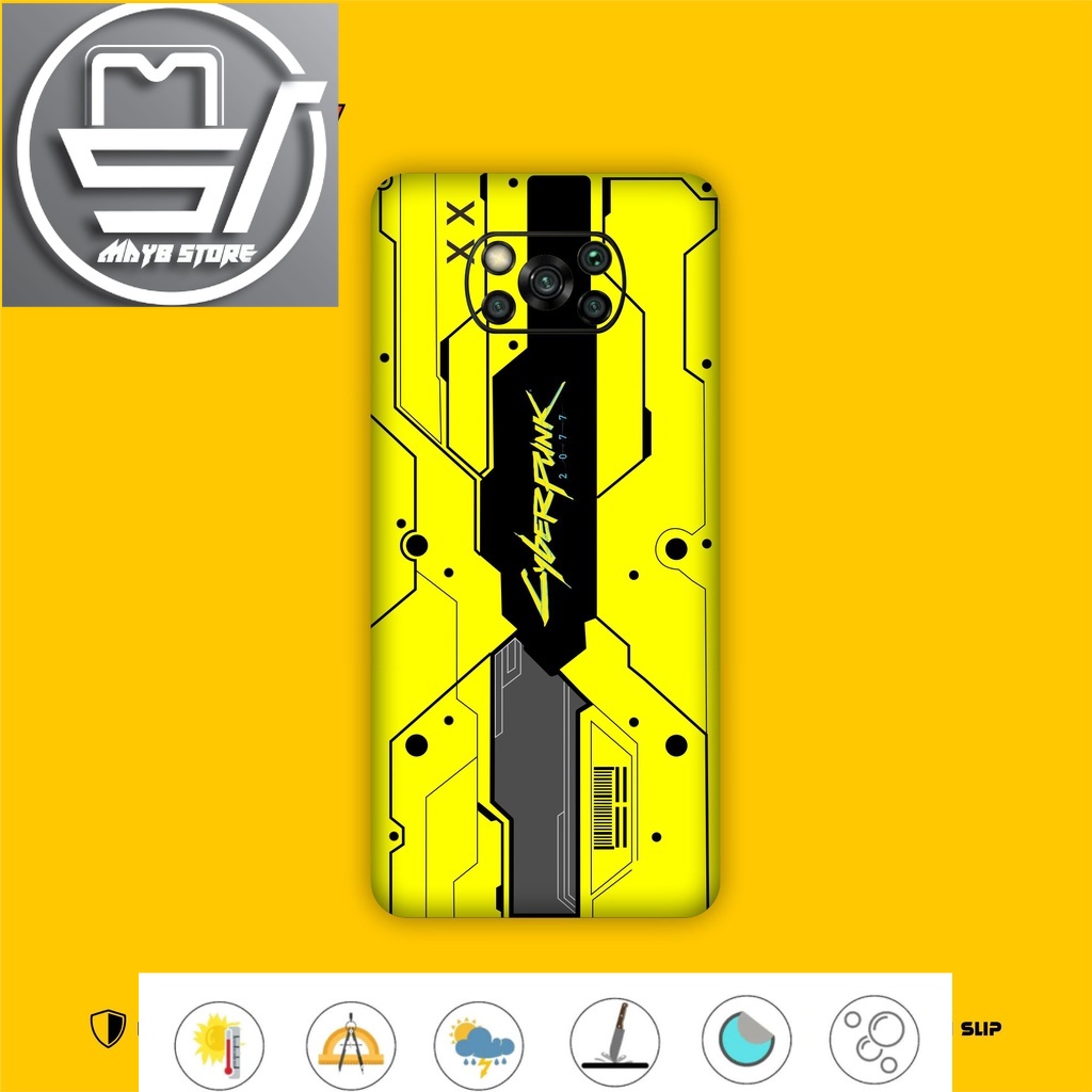 Jual Garskin Poco X Nfc Poco X Pro Fullbody Desain Cyberpunk Isi