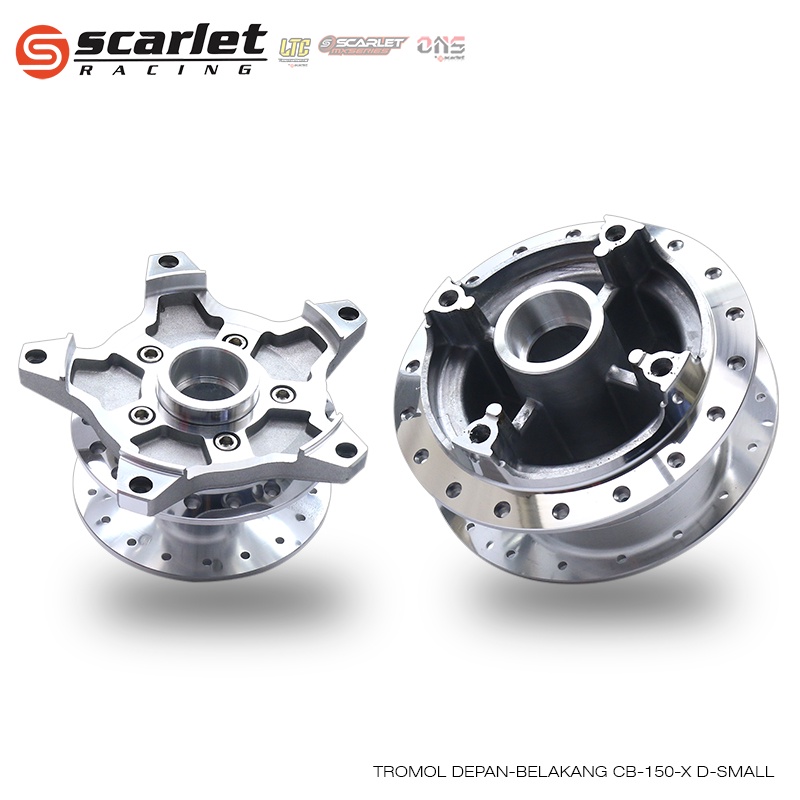 Jual Scarlet Racing Tromol Trombol Hub Depan Belakang Set Sport