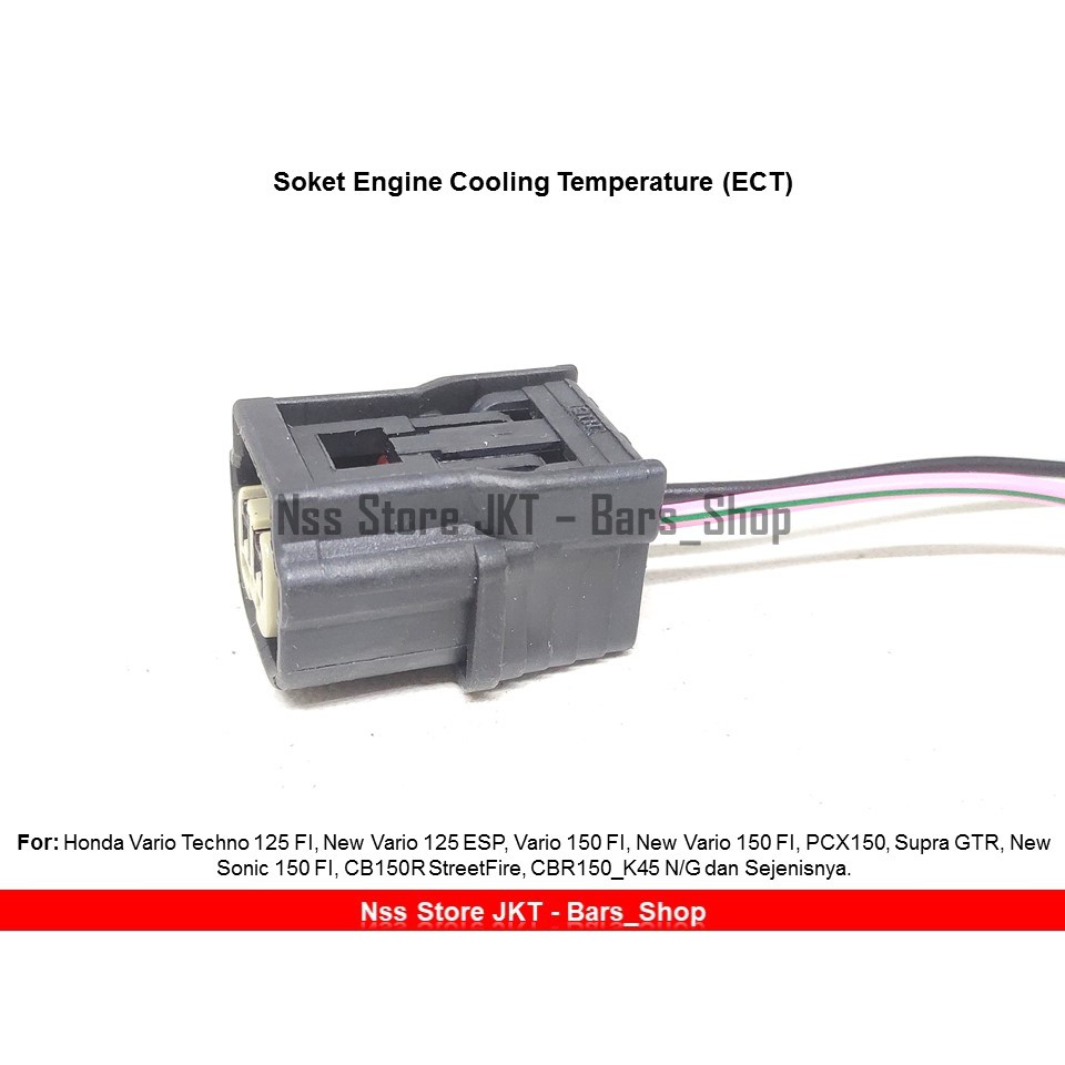 Jual Soket Sensor EOT ECT Engine Cooling Temp Sensor Suhu Vario 125 150