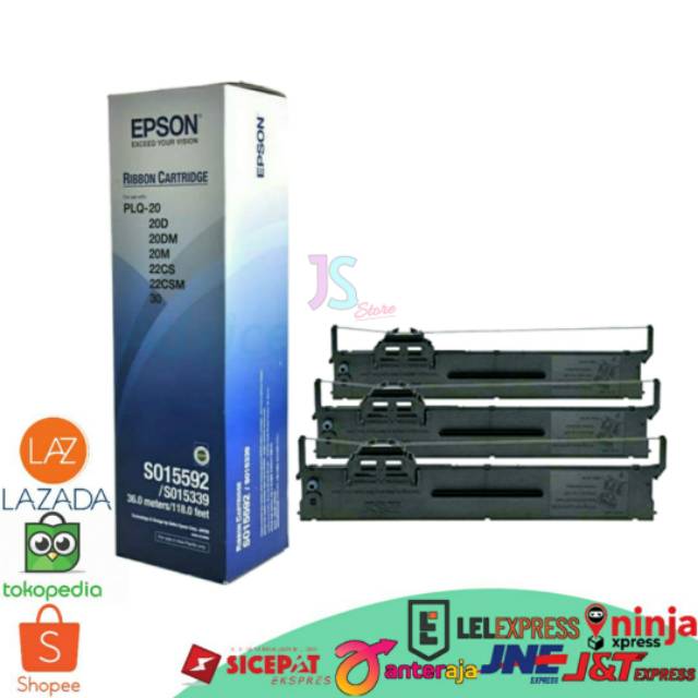 Jual Epson Plq Plq Box Isi Pcs Ribbon Cartridge Pita