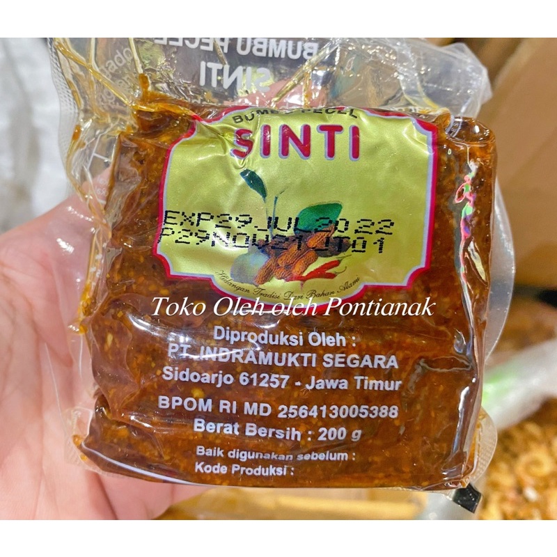 Jual SINTI Bumbu Sambel Pecel 200gr Bumbu Siap Saji Bumbu Pecel