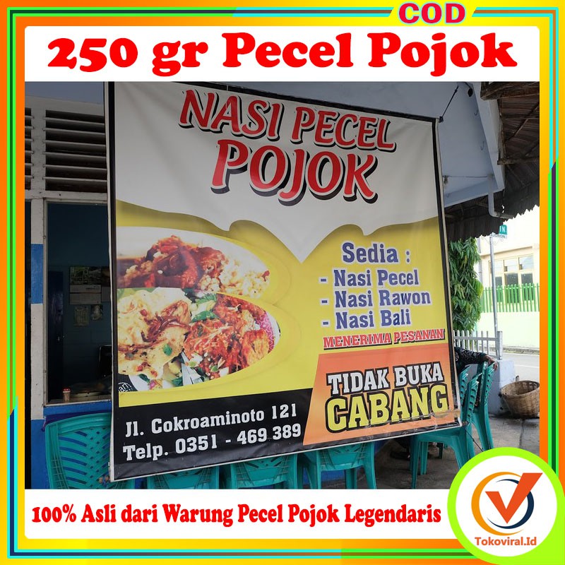 Jual Sambal Pecel Pojok Madiun Gr Sambel Pecel Asli Warung Nasi