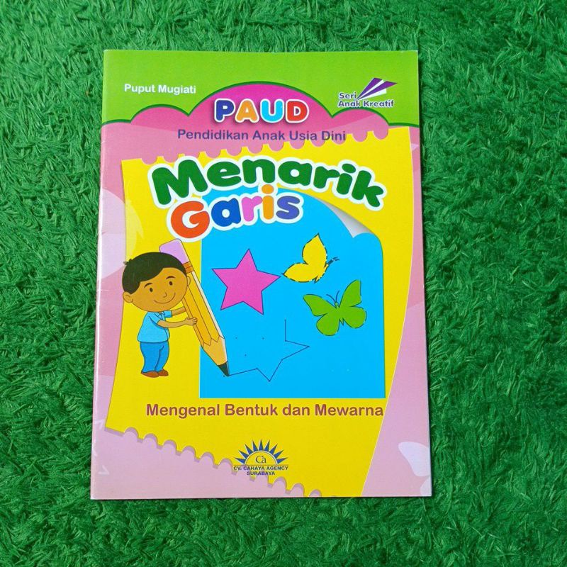 Jual Original Buku Paud Menebaki Garis Menarik Garis Pintar Membaca Dan