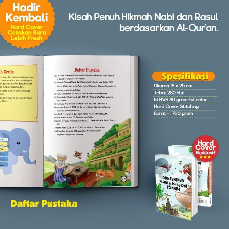 Jual Buku Dahsyatnya Kisah Dan Mukjizat 25 Nabi Dan Rasul Ziyad Books