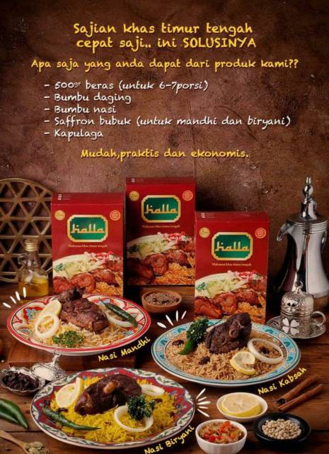 Jual Paket Beras Basmati Dan Bumbu Instant Bumbu Instan Nasi Kebuli