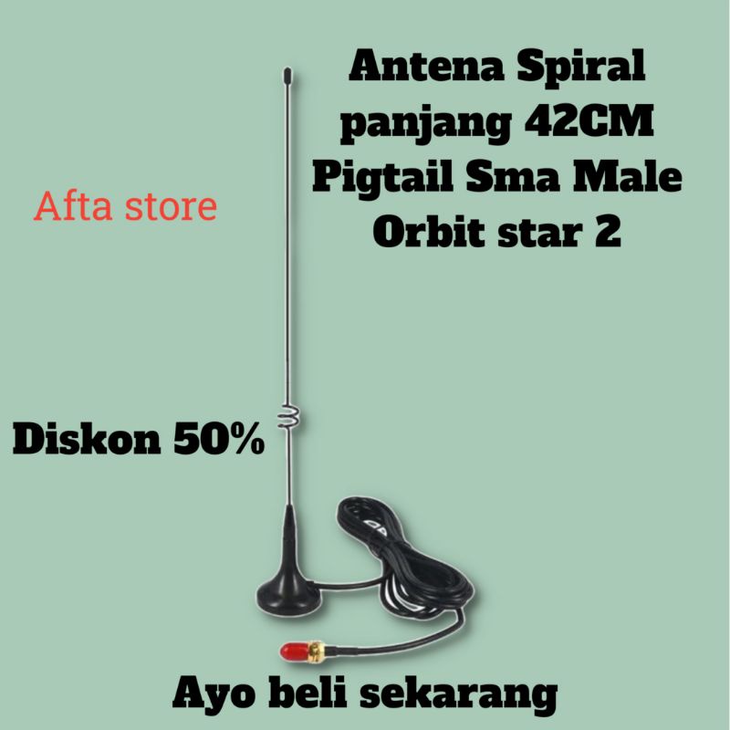 Jual Antena Spiral Penguat Signal Modem Router Wifi Orbit Star Star