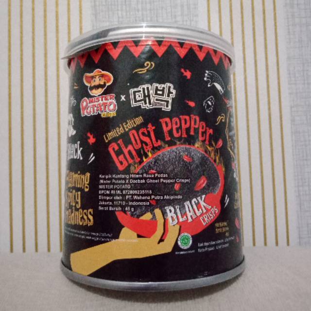 Jual MISTER POTATO X DAEBAK GHOST PEPPER LIMITED EDITION Shopee Indonesia