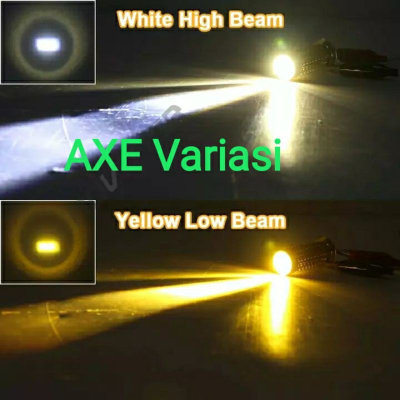 Jual Lampu Led Depan Laser H Warna Kuning Putih Hi Low Shopee