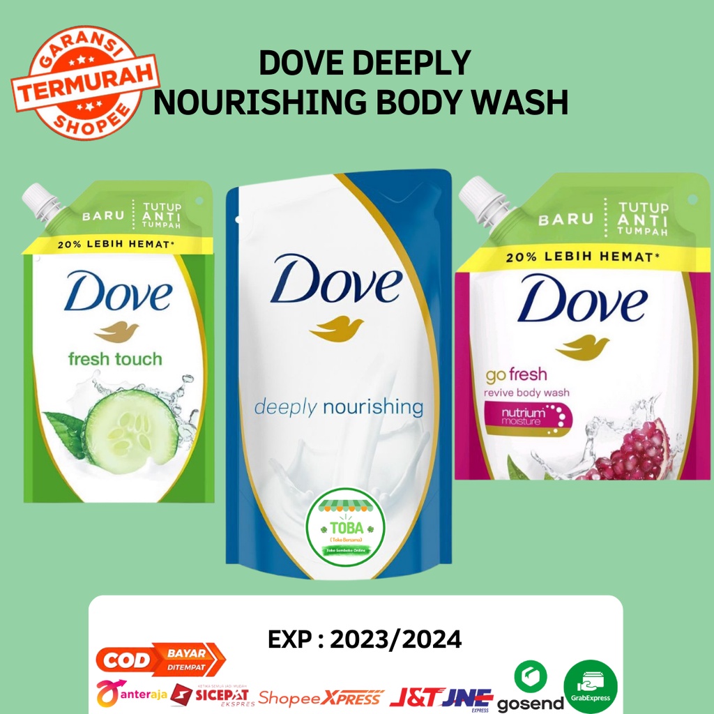 Jual Sabun Dove Deeply Nourishing Body Wash Reffil Ml Ml