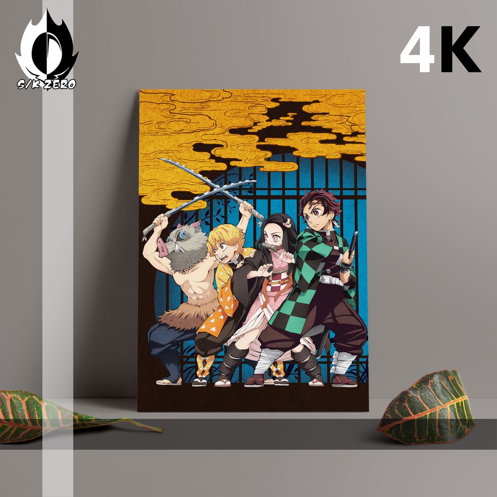 Jual Poster Size A Anime Paling Lengkap Kimetsu No Yaiba Demon