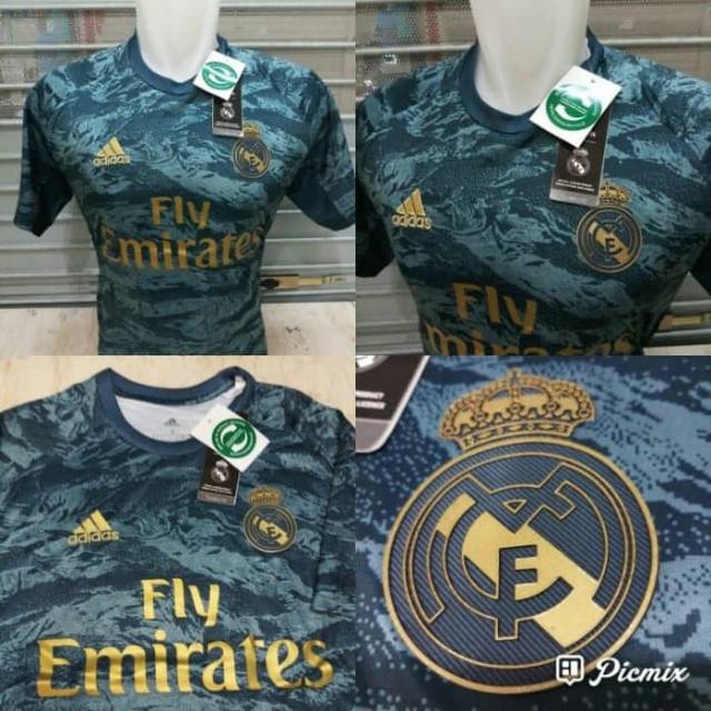 Jual JERSEY BOLA REAL MADRID GK KIPER 2019 2020 GRADE ORI Shopee