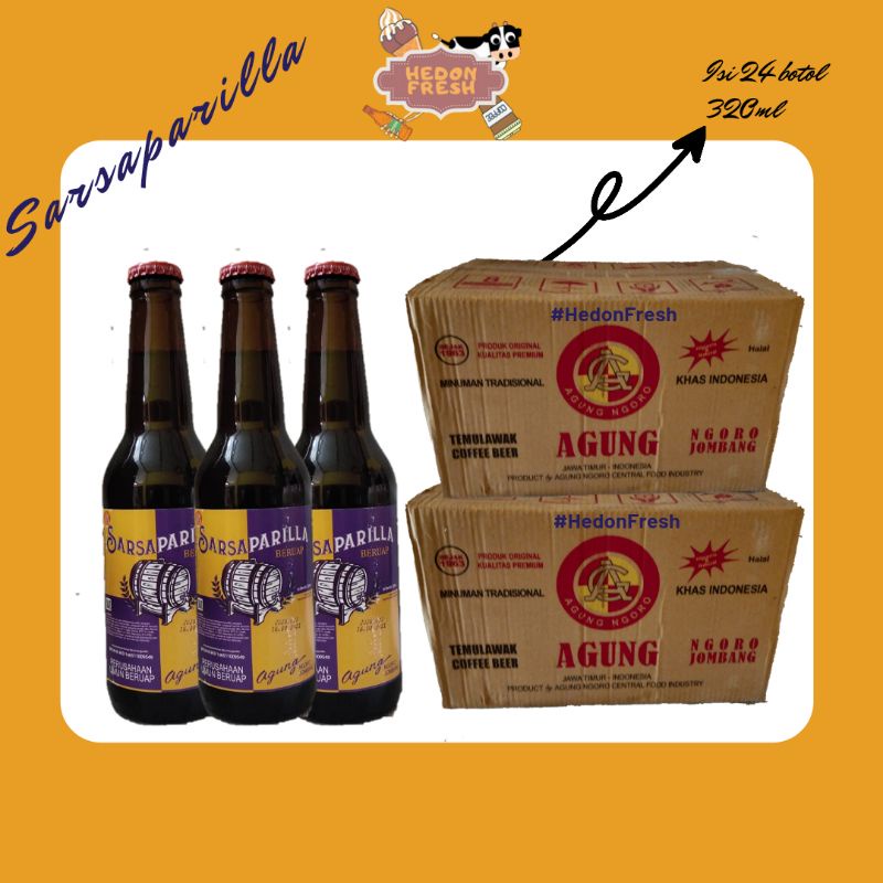 Jual Sarsaparilla Coffee Beer Agung Ngoro Karton Isi Botol