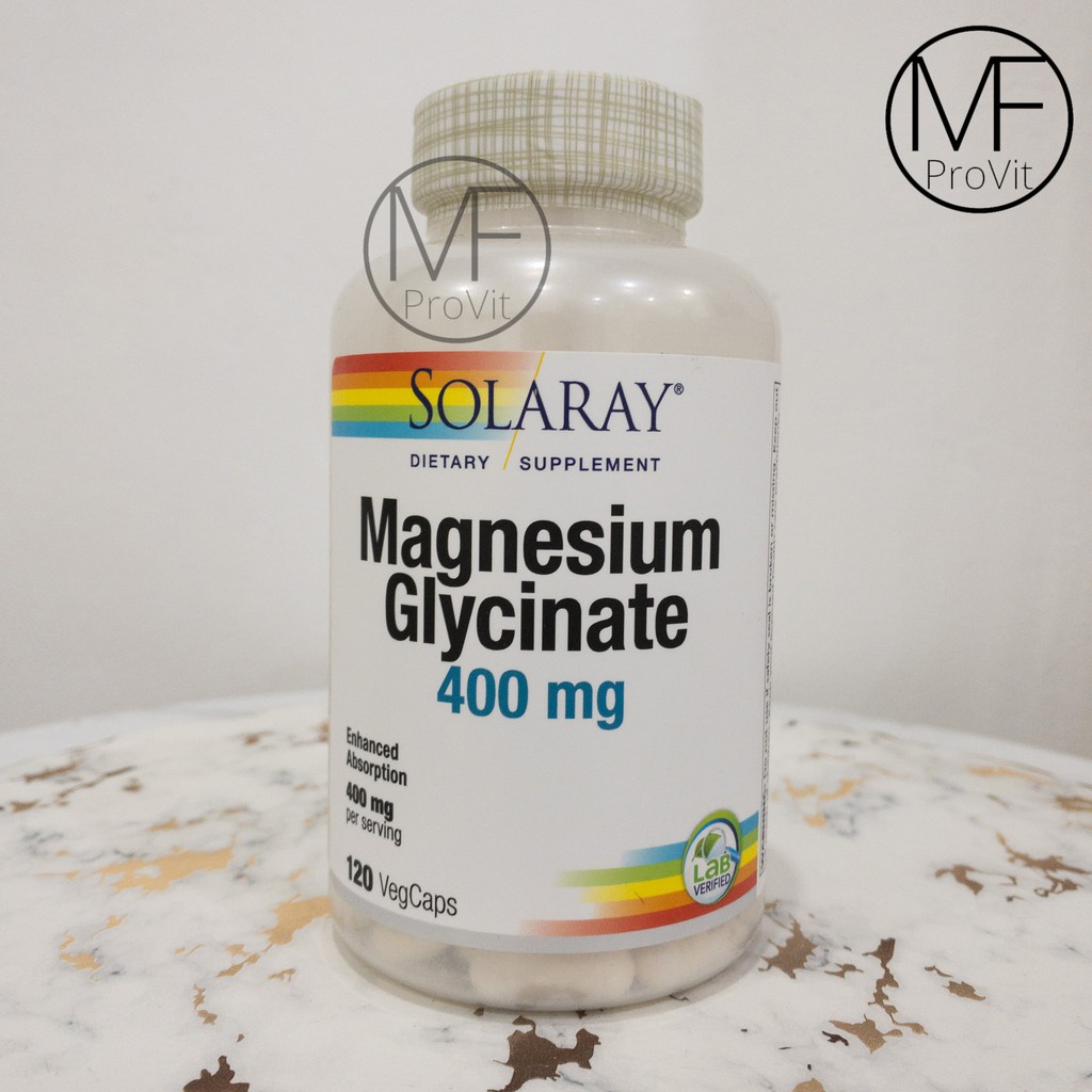 Jual Solaray Magnesium Glycinate Mg Isi Capsules Shopee Indonesia