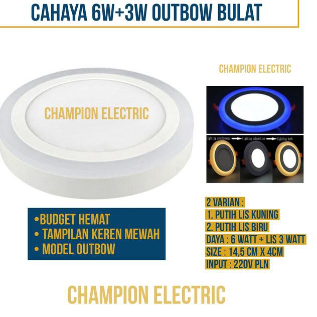 Jual Zaj Lampu Downlight Led Panel Warna Cahaya W Watt