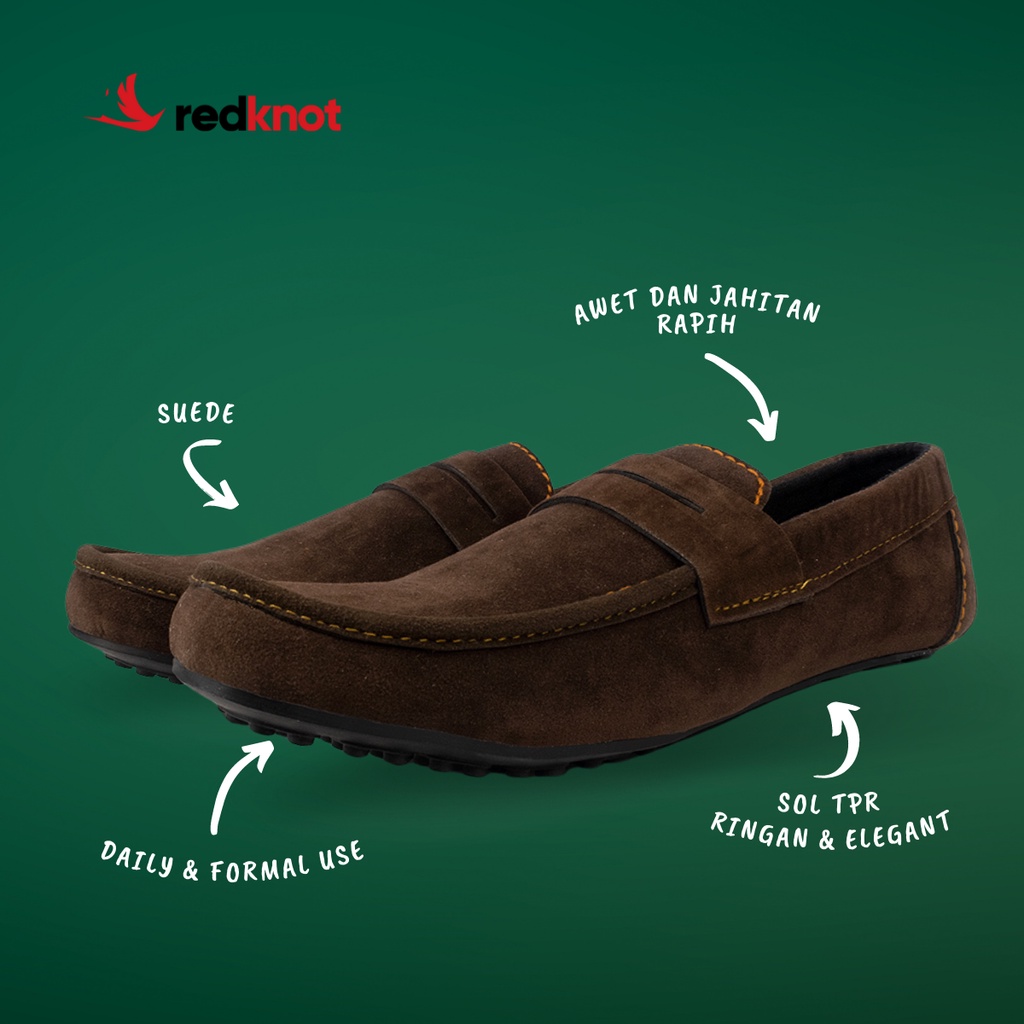 Jual Redknot Stoboard Hitam Sepatu Pria Loafer Sepatu Slip On