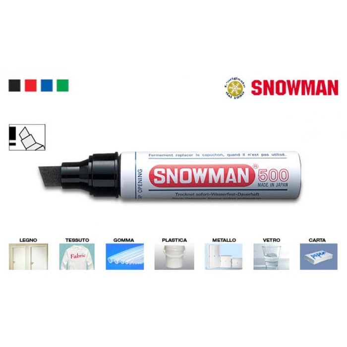 Jual Snowman Spidol Permanent Jumbo 500 Shopee Indonesia