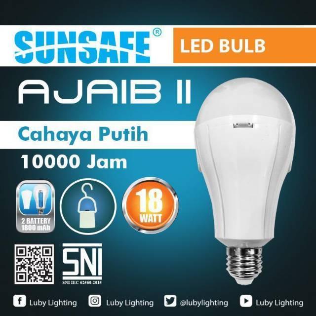 Jual Lampu Emergency Led Sunsafe Ajaib Ii Watt Shopee Indonesia