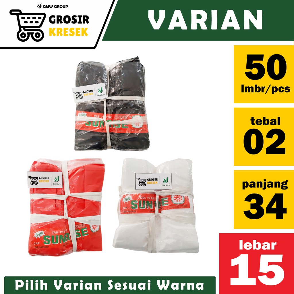 Jual Varian A Kantong Plastik X X Isi Grosir Kresek