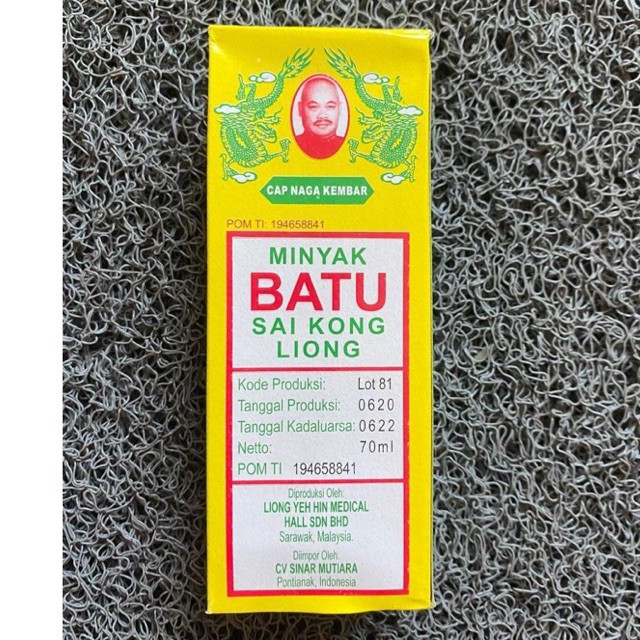 Jual Minyak Batu Sai Kong Liong 70 Ml Cap Naga Kembar Shopee Indonesia